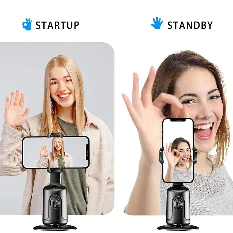 360 Auto Face Tracking Smart Gimbal Phone Holder Stabilizer