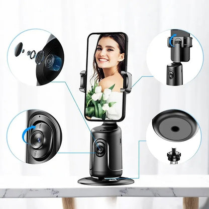 360 Auto Face Tracking Smart Gimbal Phone Holder Stabilizer